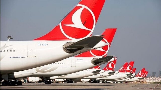 برقراری مجدد پروازهای هواپیمایی ترکیه به تهران