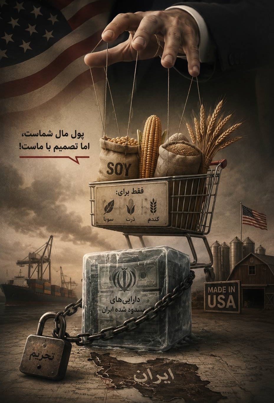 از «نفت در برابر غذا» باید ترسید، نه از کمبود غذا