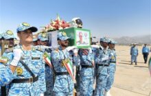 پیکر شهید خلبان مجید کاظمی به میهن بازگشت