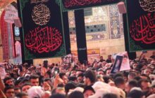 تشییع پیکر مطهر رهبر شهید در کربلا