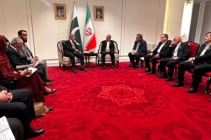 شهباز شریف و پزشکیان در حاشیه اجلاس شانگهای دیدار کردند