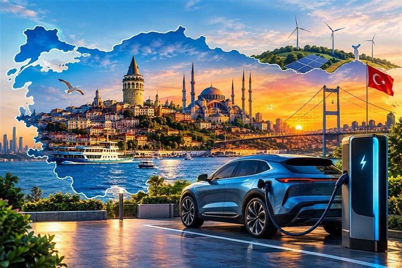 هدفگذاری ترکیه برای 13 میلیون خودروی برقی برای کاهش واردات انرژی