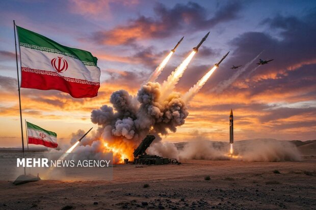 حملات پی‌درپی ایران/ نیروهای آمریکایی هدف موج های موشکی و پهپادی