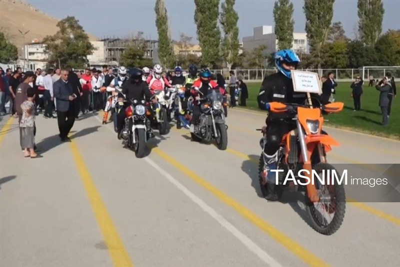 رژه اقتدار «جان‌فدایان ورزشکار» در کردستان